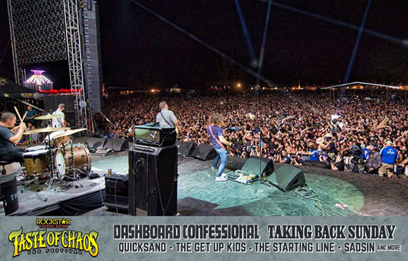 Taste of Chaos: Dashboard Confessional, Taking Back Sunday, Saosin & The Early November at San Manuel Amphitheater