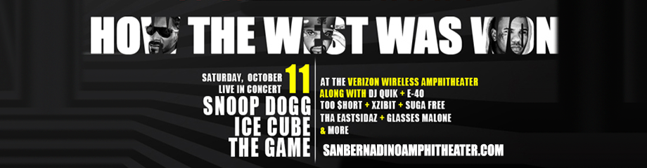 How The West Was Won: Snoop Dogg, E-40, Mack 10. Too Short & Tha Dogg Pound at San Manuel Amphitheater