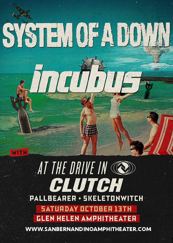 System Of A Down & Incubus at San Manuel Amphitheater