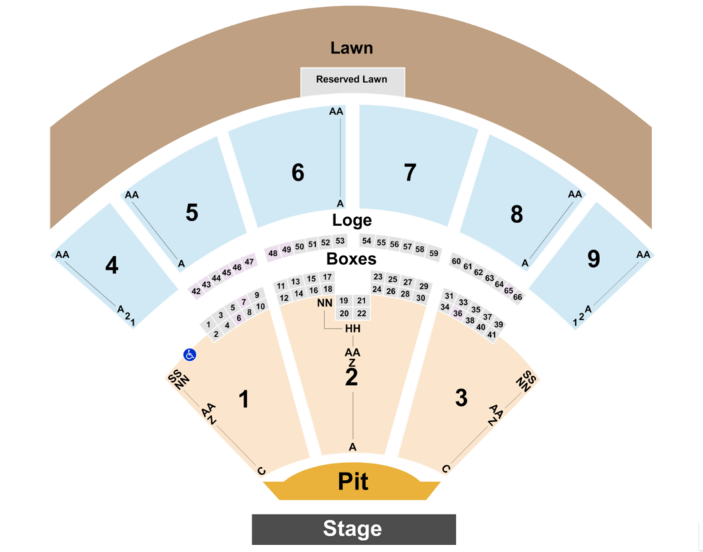 glen helen amphitheater seating chart
