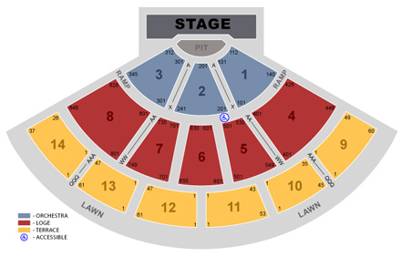 San Manuel Amphitheater Seating Chart Ca