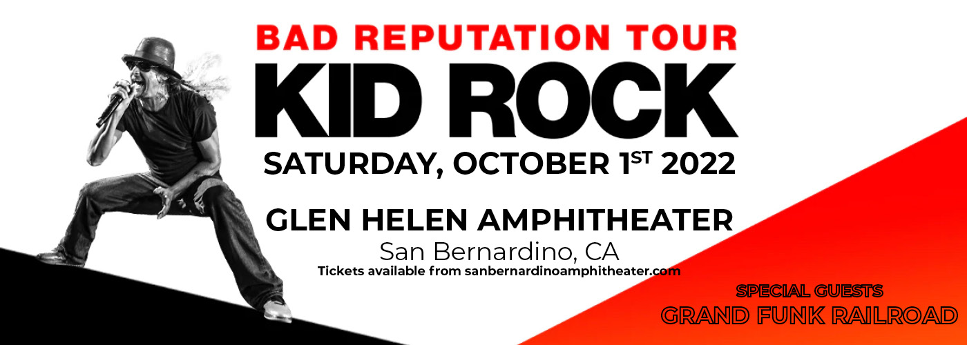 Kid Rock: Bad Reputation Tour with Grand Funk Railroad at Glen Helen Amphitheater