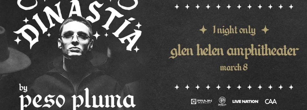 Peso Pluma at Glen Helen Amphitheater